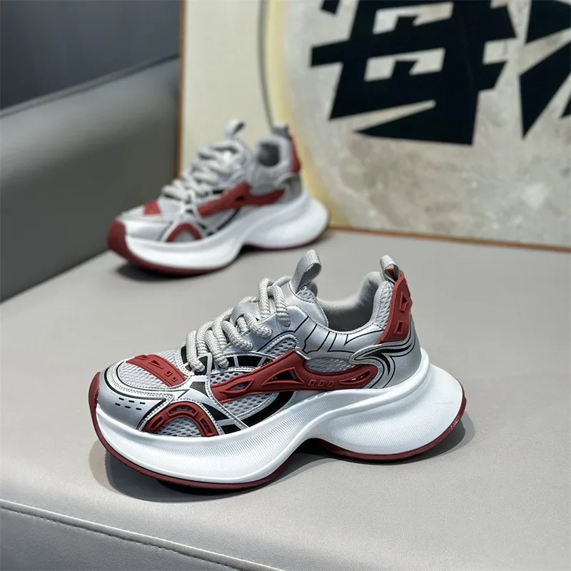 Size 39-44 Black Sneakers for Men Lightweight Cushioned Mesh Sock Support Breathable Fabic Lining Comfortable Running Shoes