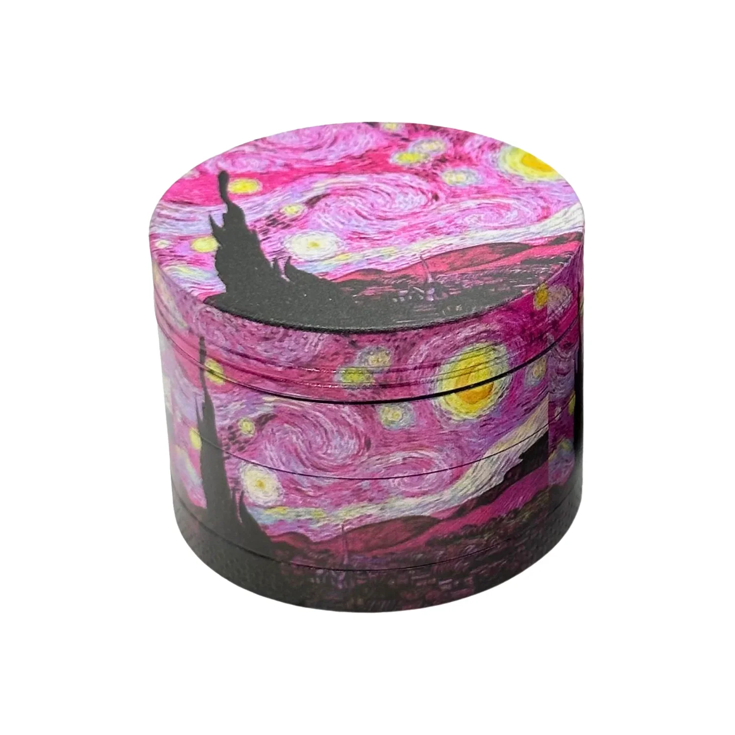 Pink Starry Sky Metal Herb Grinder-50mm/2inch