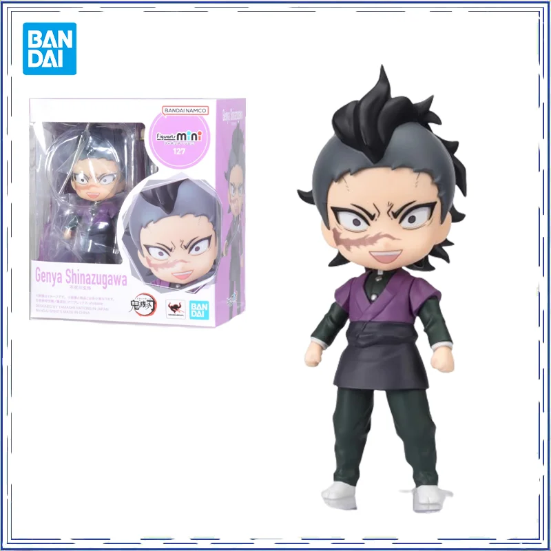 

BANDAI Demon Slayer Action Figures Anime Shinazugawa Genya Action Figures model Original Figuarts Mini Series Complete Mode