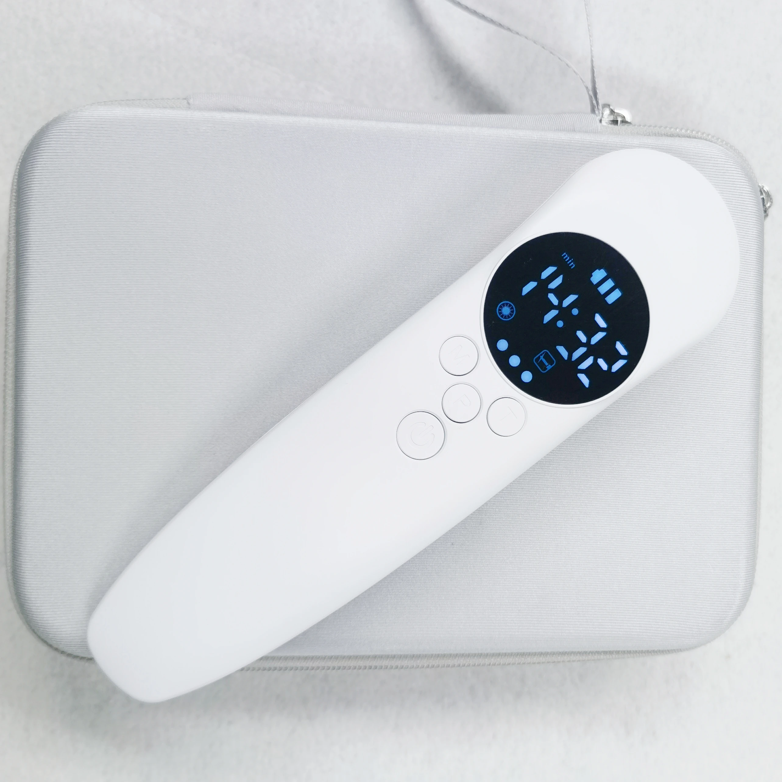 

Portable Red Light Cold Laser Device 650nm/808nm Dual Wavelength for Pain Relief - RechargeableDevice for Shoulder Back Neck