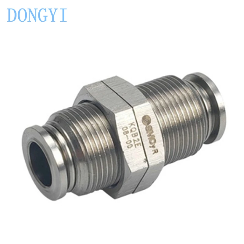 

Metal One-touch Fittings Bulkhead Union KQB2E KQB2E04 KQB2E06 KQB2E08 KQB2E10 KQB2E12 KQB2E14 KQB2E16 -00