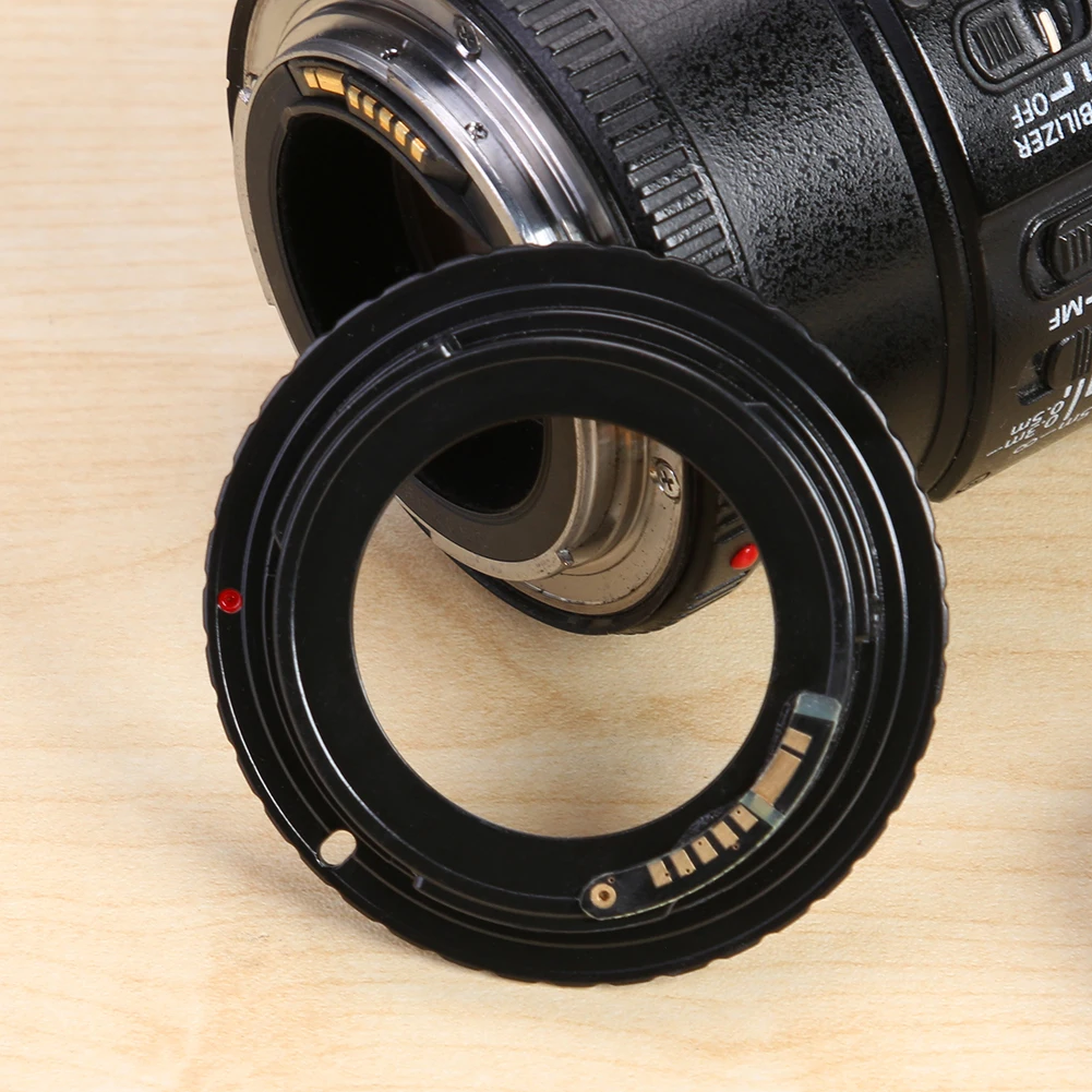 Electronic Chip 3 AF Confirm M42 Lens to EOS Adjustable Camera Mount Adapter
