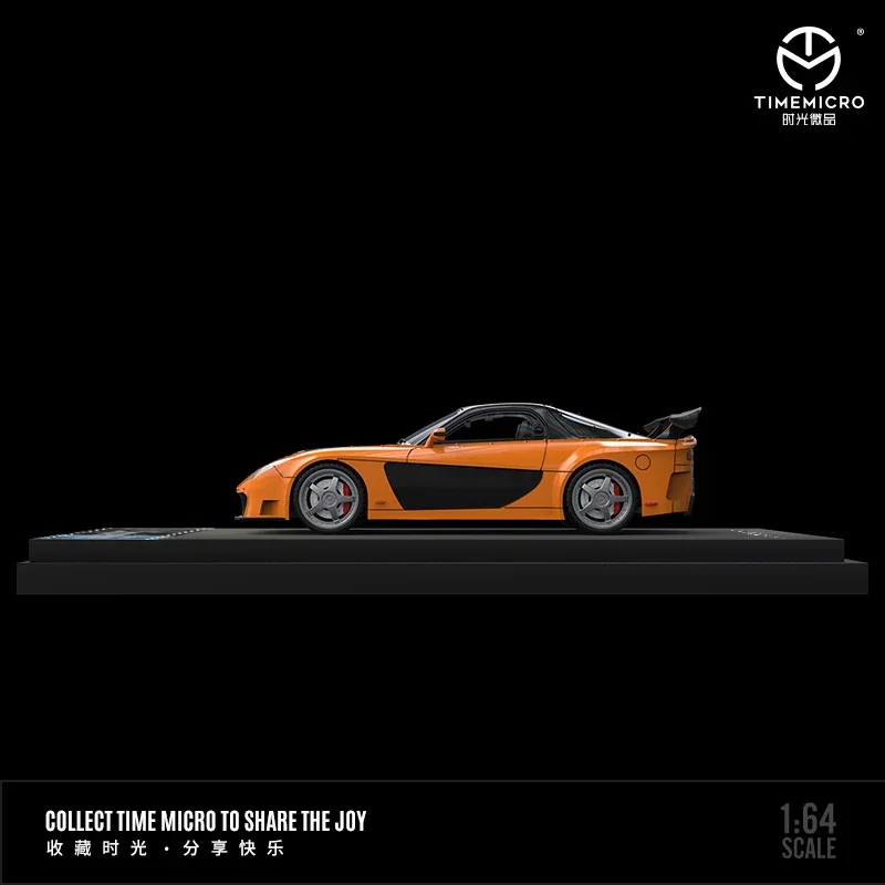 TIME 1:64 Mazda RX-7Veilside Collezione di modelli automobilistici in lega simulata veloci e furiosi