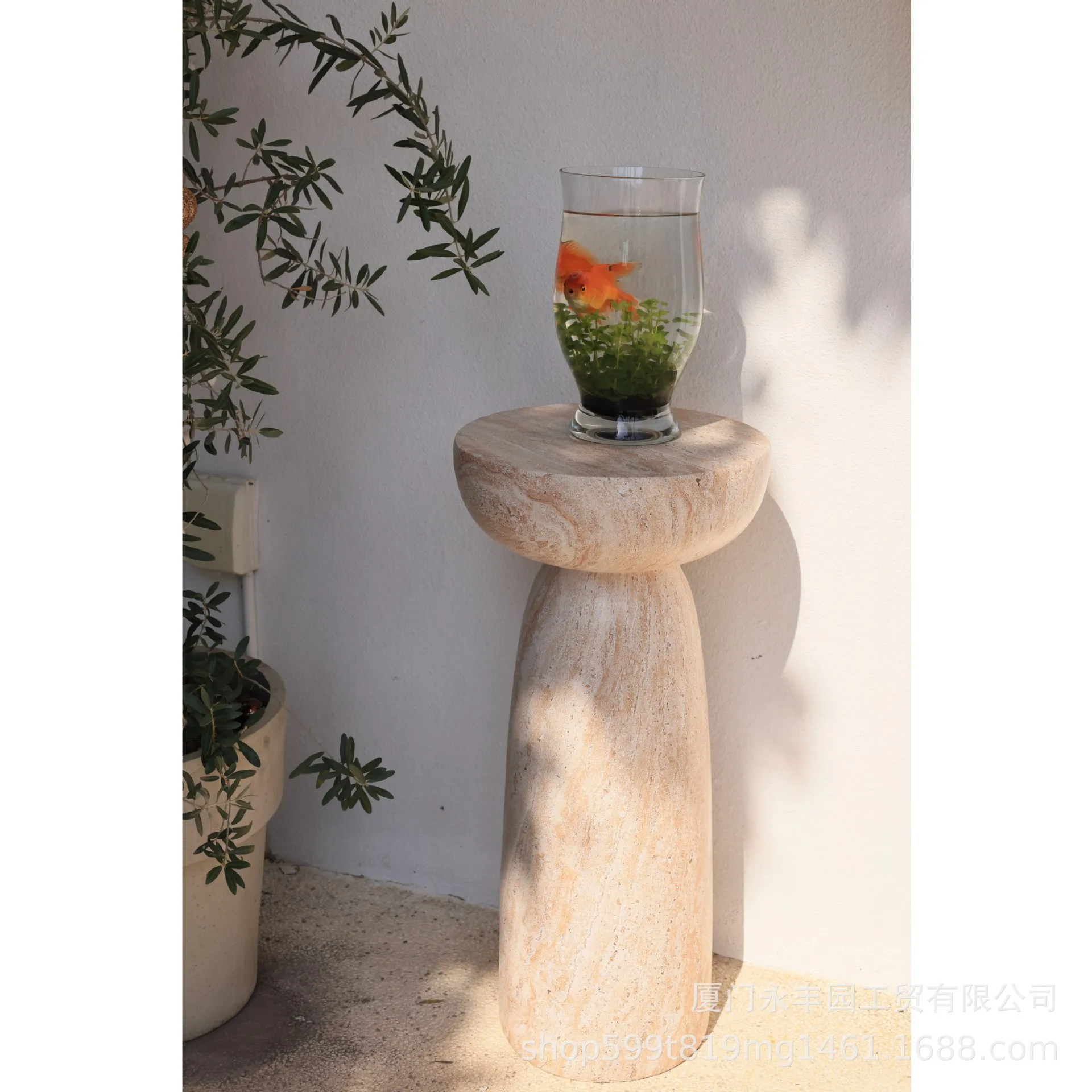 

Hee house, sofa high foot edge a few high bed and breakfast living room imitation marble coffee table design art corner table