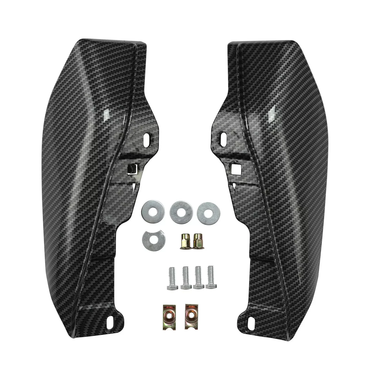 Motorcycle Mid-Frame Air Deflector For Harley Touring Road King Glide 2009-2024 Carbon Fiber