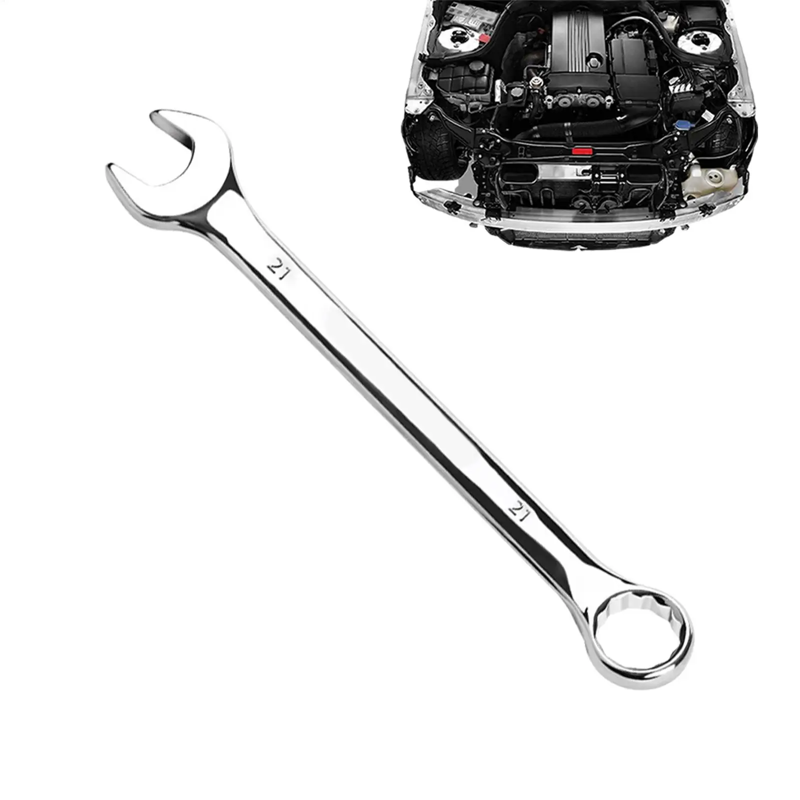 

Метрический гаечный ключ из углеродистой стали с утолщенной нескользящей рукояткой, металлический ключ-трещотка для техников, электриков, гаражей, автомобилей и автосервисов