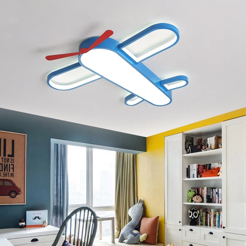 

Creative airplane chandeliers ceiling for Bedroom decor Children kids room aircraft chandelier lighting modern baby boy lamp led