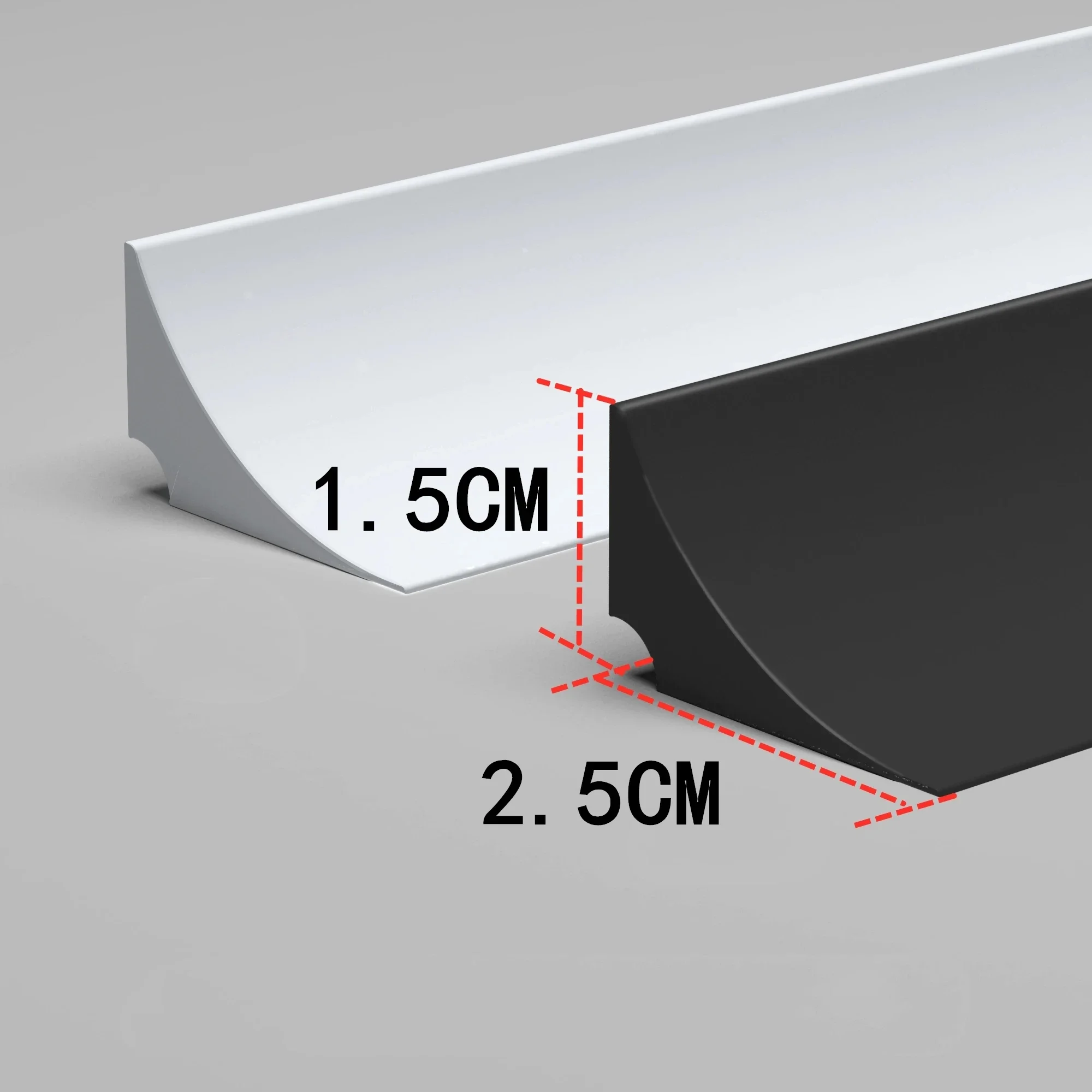 Tira de rolha de água de silicone 3m, dobrável, bancada de cozinha, retenção de chuveiro de banheiro, barreira de inundação, separação seca e molhada