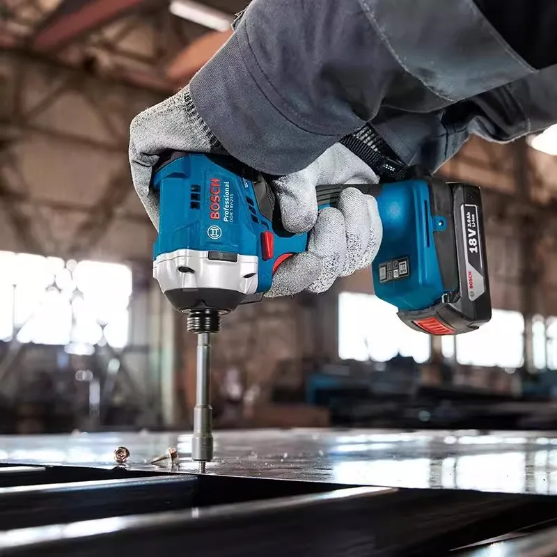 Bosch GDR 18V-215 18V Brushless Impact Driver 215Nm High Torque Cordless Electric Screwdriver Professional Power Tool