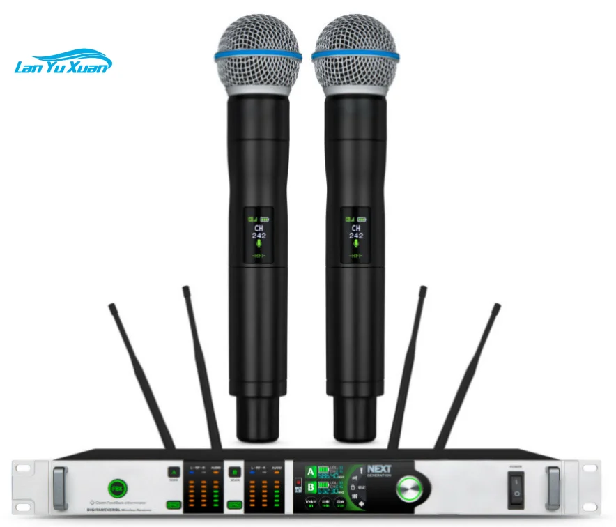 PM-2000 Professional Wireless Microphone UHF Performance Stage Club Bar Party Speach Perfect Sound