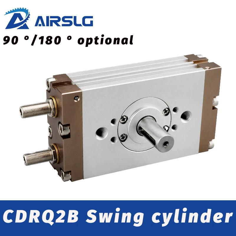 CDRQ2BS10-90 CDRQ2B15 20  30 -180  thin rotary oscillating cylinder rotates 90 degrees and 180 degrees CDRQ2BS10-90 CDRQ2B15-180