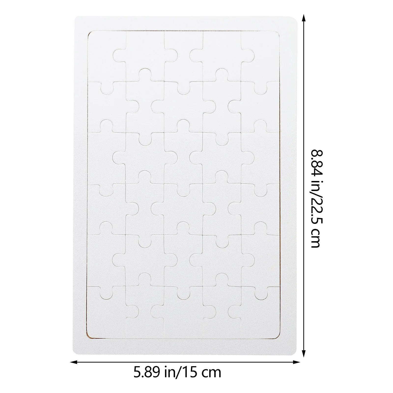 Puzzels Warmteoverdracht Craft Jigsaw Kinderspeelgoed Papier Blanco Cognitief Speeltje Wit Kind