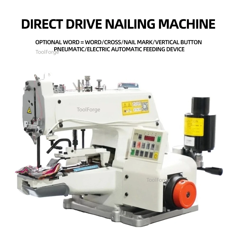 JK-373D Button Sewing Machine Computer Direct Drive Clothing Buttoning Machine, Industrial Button Locking Machine for Cloth