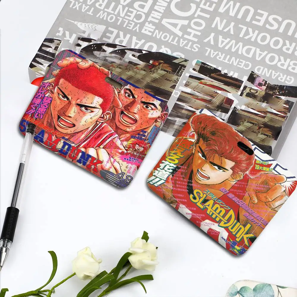 

Держатель для кредитных карт SLAM DUNK Anime, 1 шт., с ремешком на шею, для банковских карт, проездных, удостоверений личности, студенческих пропусков, с ланъярдом