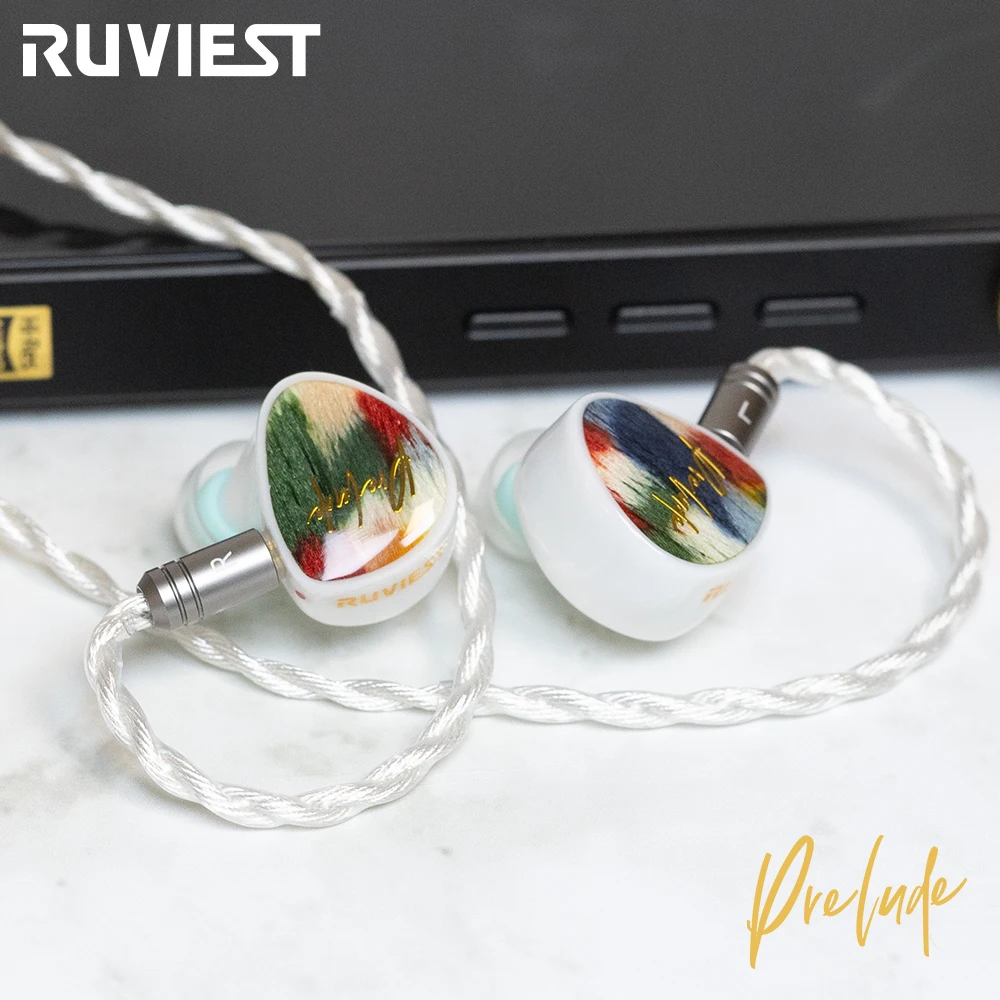 イヤホン RUVIEST Prelude RUVIEST Prelude 1 Dynamic + 6 Balanced Armature Hybrid HIFI In–Ear