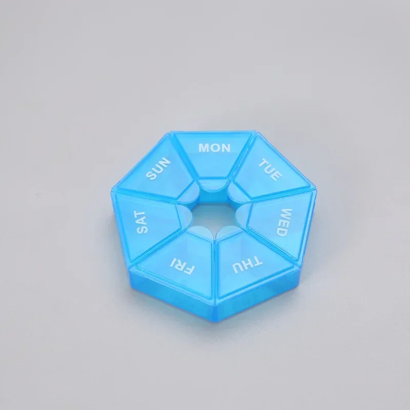 Nieuwe 7 Dagen Pillendoosje Wekelijkse Tablethouder Draagbare Reizen Mini Kleine Pillendoosje Pillendoosjes Organizer Container