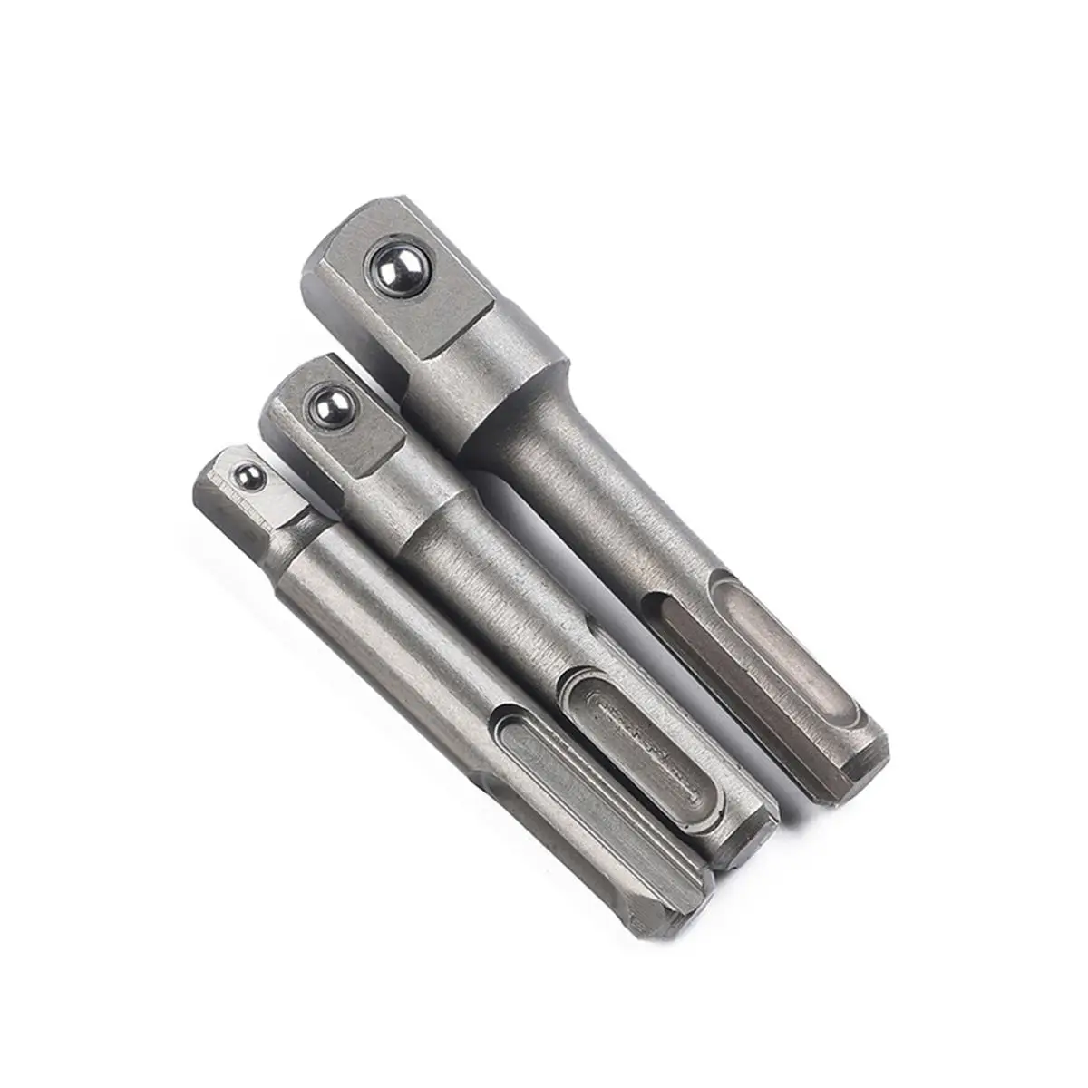 3pcs Adaptor Heavy Duty Drill Socket Socket Adapter Set Adaptor Extension Connector Plus Adapter
