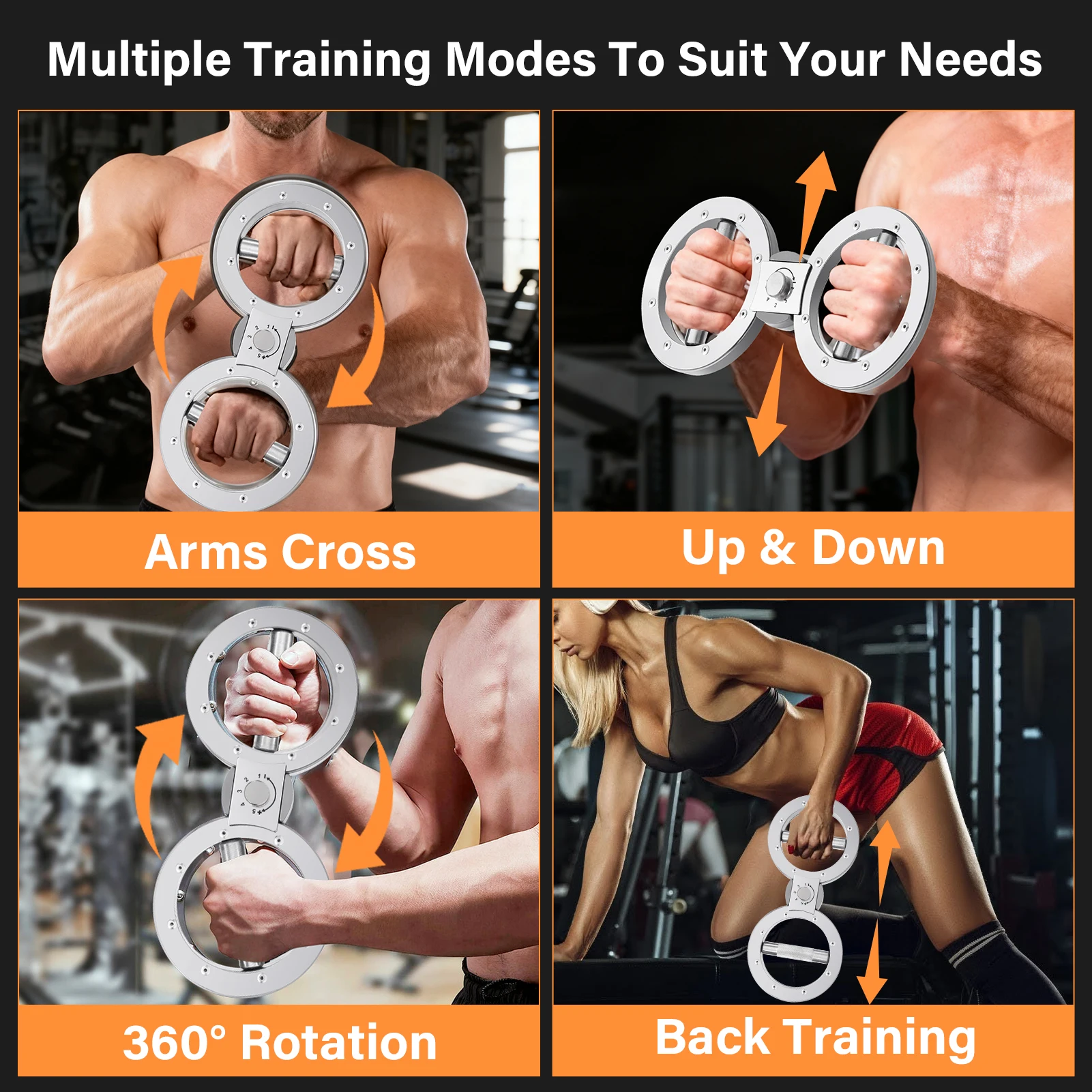 آلة الدوارة متعددة الوظائف قبضة قوة المدرب 8 إلى 15 جنيه قابل للتعديل الساعد التمارين