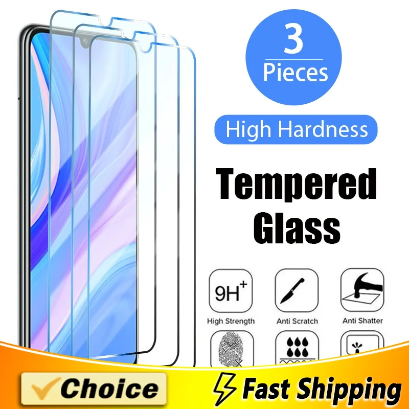 3Pcs Tempered Glass For Huawei Mate 50 7 Youth Version 8 9 Lite 10 Pro 20X Phone Film For Mate 30 40 Lite Screen Protector