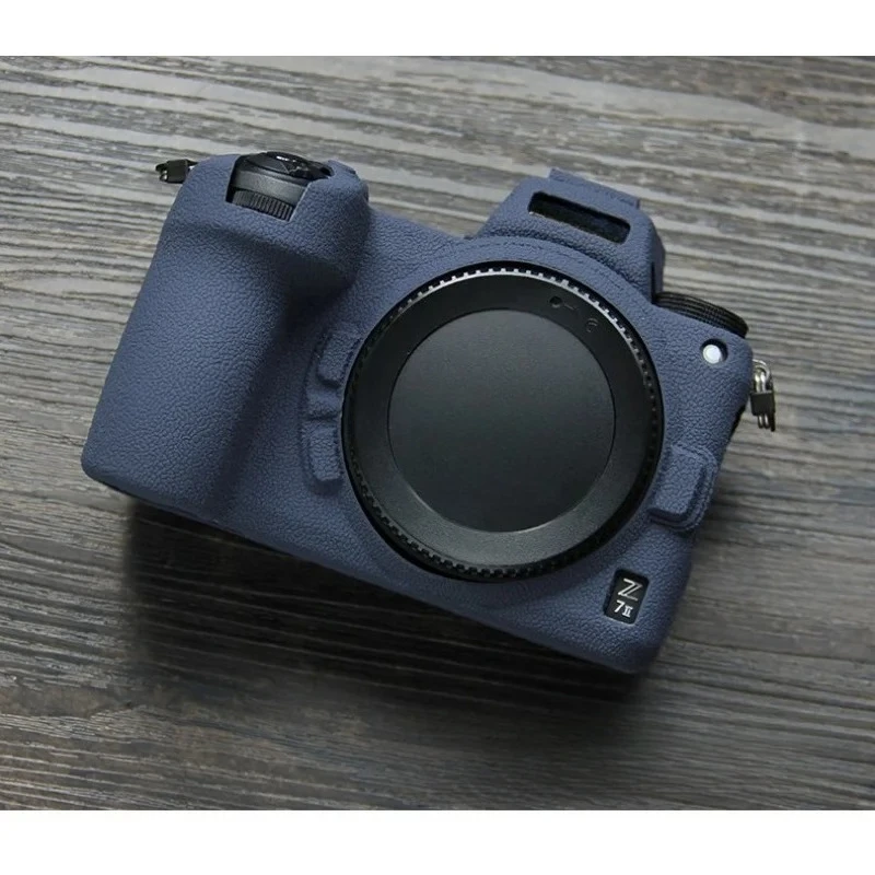 

For Nikon Z7II Camera Cover Z7ii Accessories Silicone Case Litchi Pattern Z6 ii Camera case