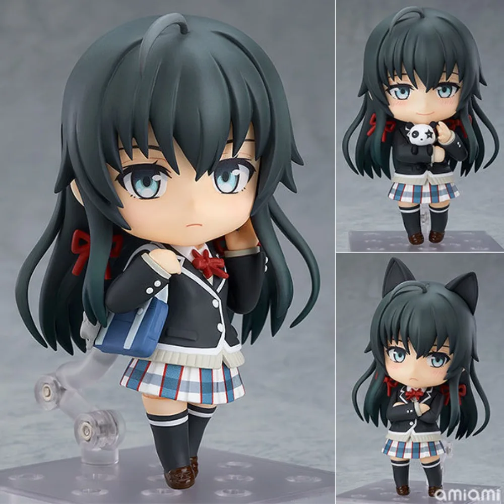 10CM My Youth Love Story Harmono Yukinoshita Yukino Nendoroid Action Figure Beautiful Girl Cute