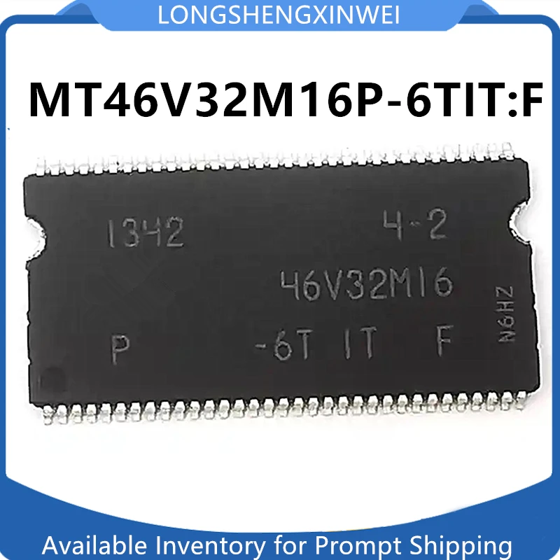 1PCS Original MT46V32M16P-6TIT:F Screen Printing 46V32M16 TSSOP66 Router Memory Chip