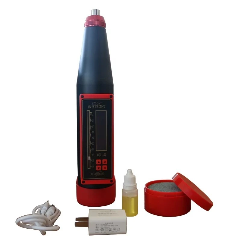 Portable High Precision Digital Concrete Hardness Tester Rebound Test Hammer Concrete Rebound Hammer