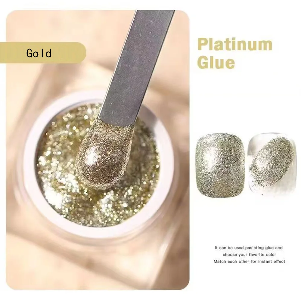 

BEVINAS 2023 The New Nail Art High Density Metal Adhesive Fashion Manicure Products Be Used For Coloured Drawing Or Pattern