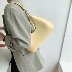 Women Handbag Waterproof Faux Leather Shoulder Underarm Bag Ins Style Hobos Bag Crossbody Bags сумка женская