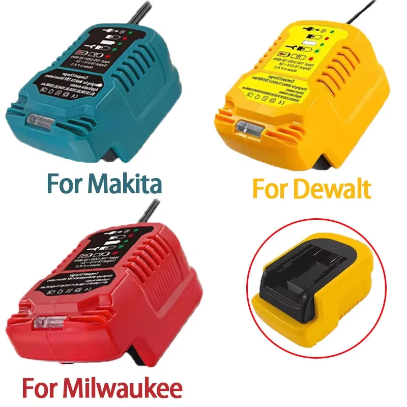 

Portable Charger For Makitas/Milwaukee/Dewalt 18V 20V Lithium-Ion Battery Replace Charger Car Cigarette Lighter Plug