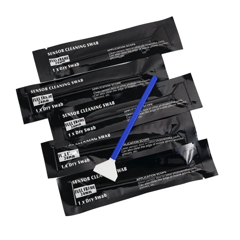 Disposable Dustless Cleaning Swabs Accessory Set Compatible with Mainstream Full-Frame and APS-C DSLR and Mirrorless Cameras