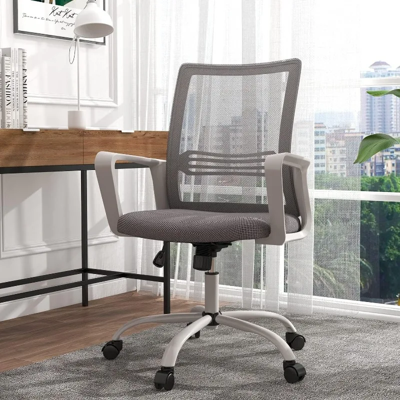 

Office Chair Mesh Computer Chair Ergonomic Office Chair with Lumbar Support Armrests