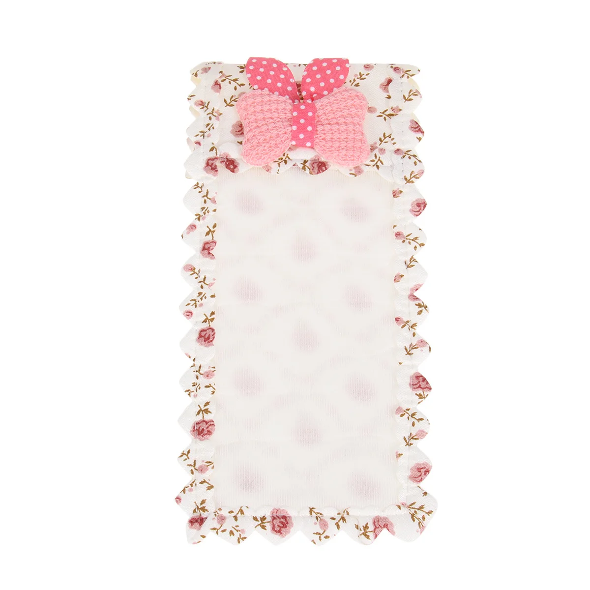 

1pc Heart Shaped Fabric Bow Style Butterfly Knot Remote Control Cover European Lace Dust Protective Case For Remote