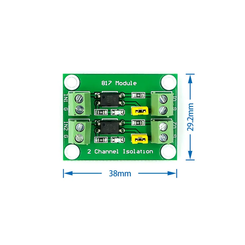 PC817 Optocoupler 2/4/8-way Voltage Isolation Board Voltage Control Transfer Module Drive Photoelectric Isolation Module