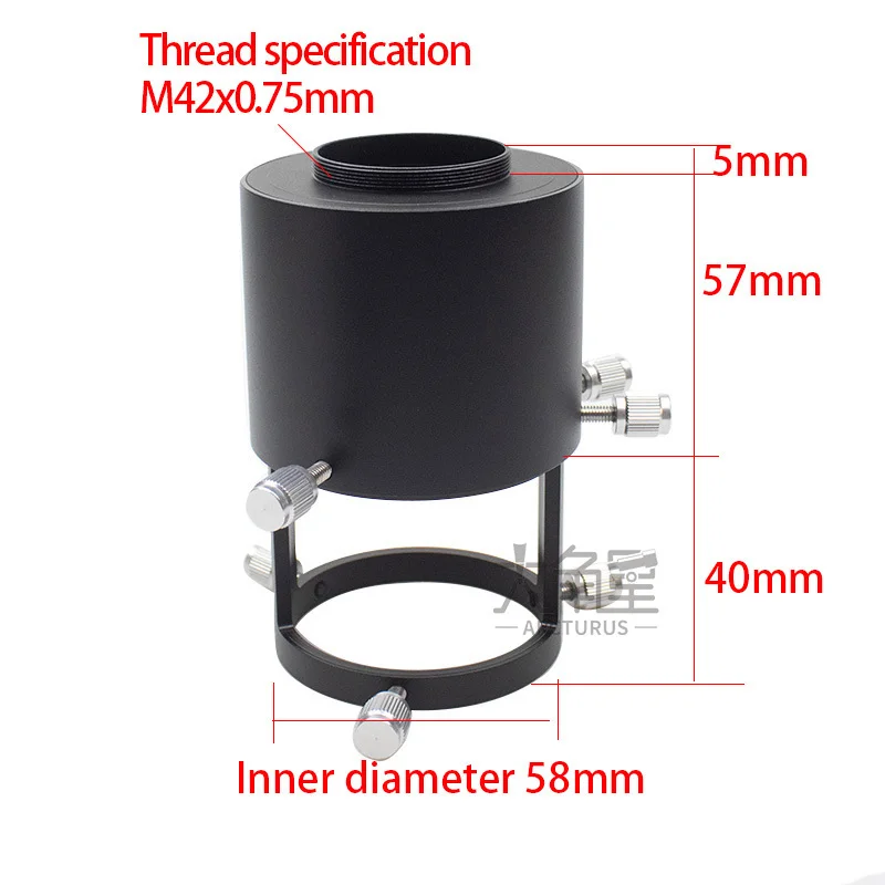 

Spotting Scope Adapter for Camera Connect to Spotting Scope Fit for 49-58mm external diameter eyepiece