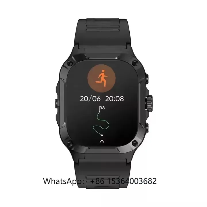 

Smartwatch LG105 Waterproof AMOLED GPS Smart Watch for Android and IOS Sleep Monitor Wearable Devices
