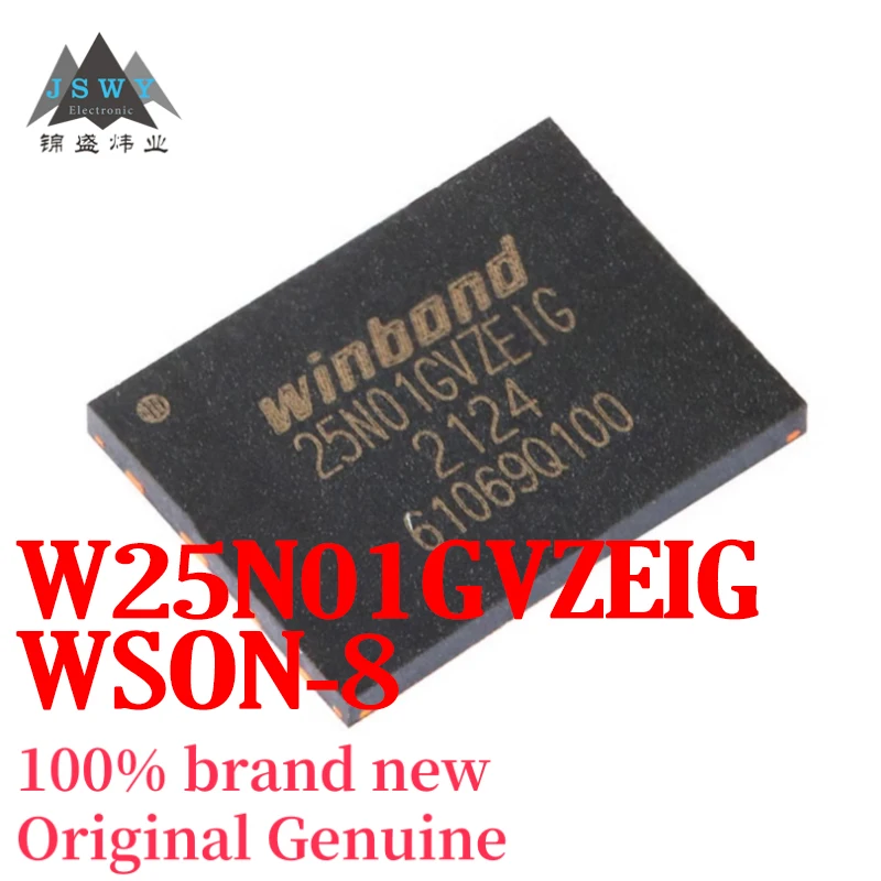 

(10/50 pieces) W25N01GVZEIG W25N01 WSON-8 Flash Memory Chip, Brand New, In Stock, Free Shipping