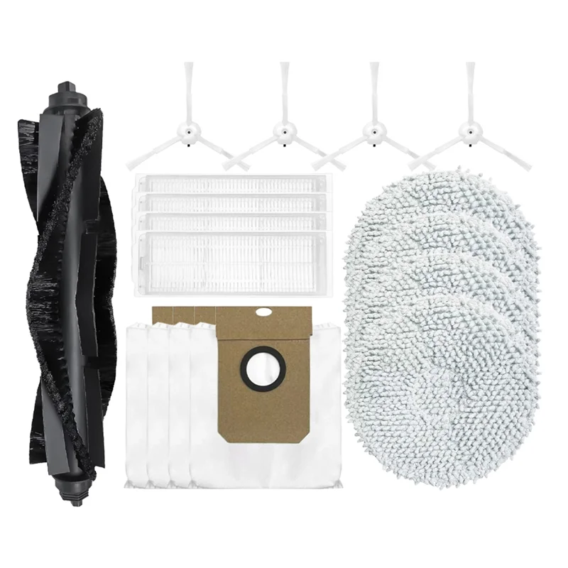 ABBK-Per Miwhole M9 PRO MAX Robot Aspirapolvere Spazzola Laterale Principale Mop Panno Filtro Hepa Sacchetto per la Polvere Accessori Pezzi di Ricambio
