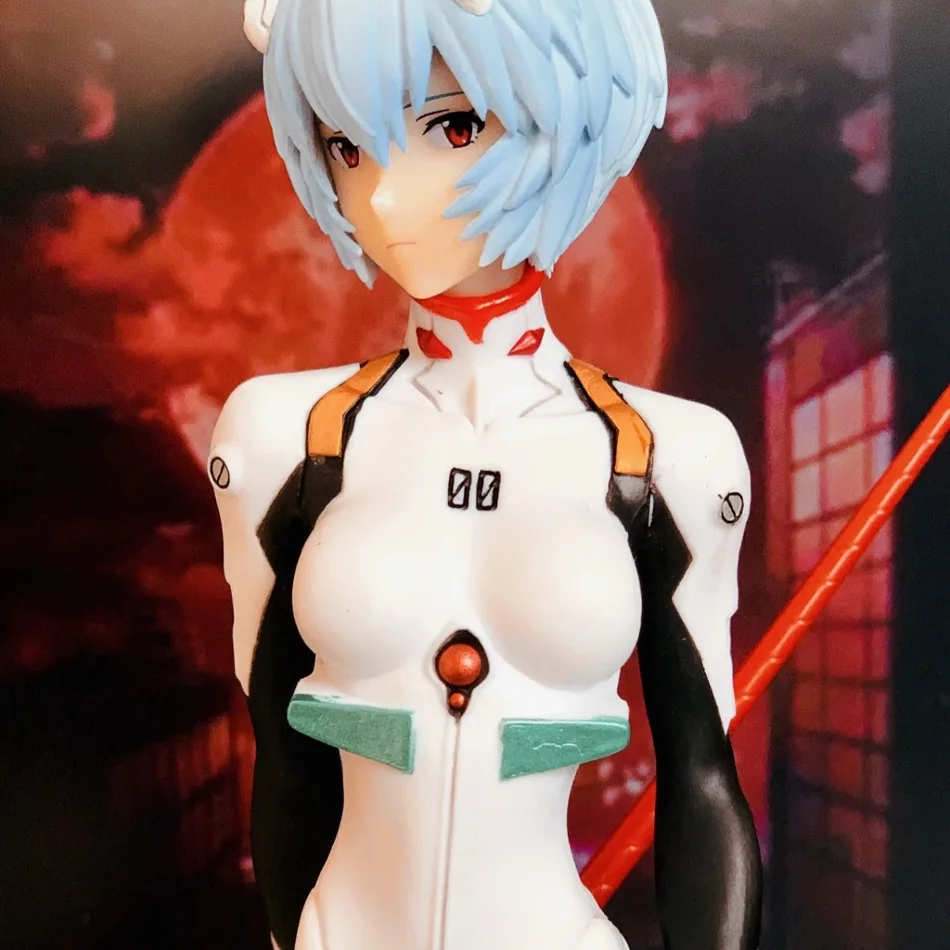 22CM Anime NEON GENESIS EVANGELION EVA Ayanami Rei Kawaii Figur PVC Modell Spielzeug Puppe Sammlerstücke Geschenke