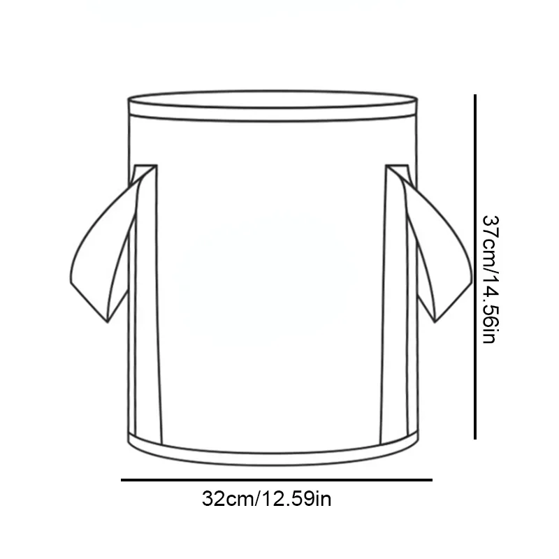 Folding Foot Bath Bucket with Lid Portable Soaking Basin Multi-functional Feet Bathtub for Outdoor Travel Bathroom Accessories