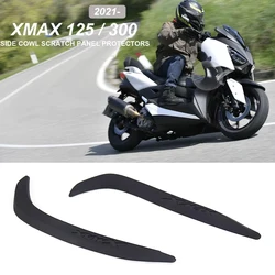 Motorfiets Side Cowl Scratch Panel Side Cover Schrapen Guard Skid Plaat Kras Bescherming Voor Yamaha XMAX125 XMAX300 Xmax 125 300