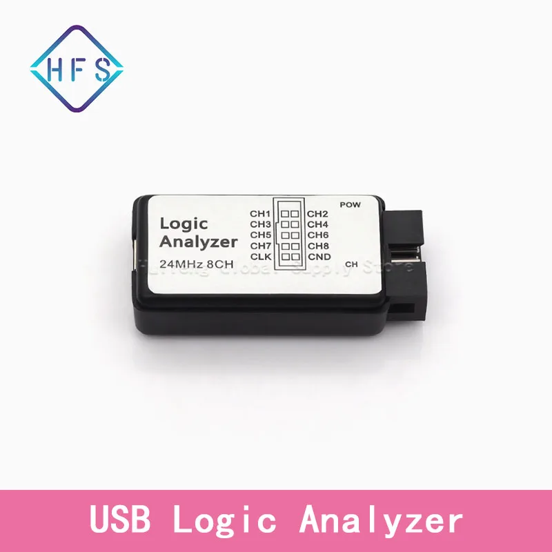 USB Logic Analyzer Mini Analyzer SCM ARM FPGA Debugger 24MHz 8 Channel 24M/ s Logic Analyzer Debugger