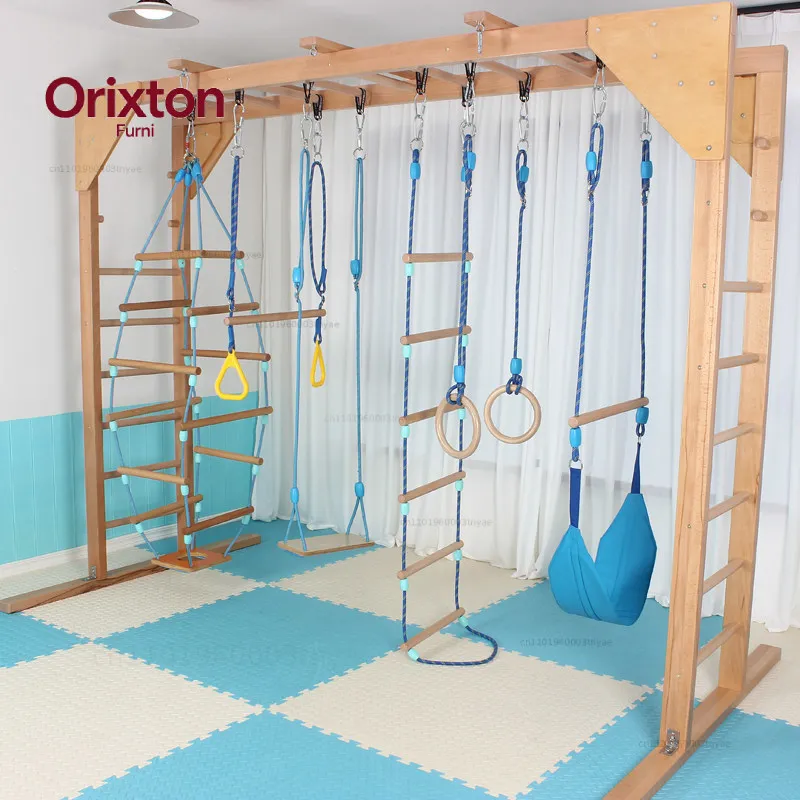 Swing Climbing Suspension Combination Frame Cloud Ladder Pull-up Family Children's Physical Training Equipment
