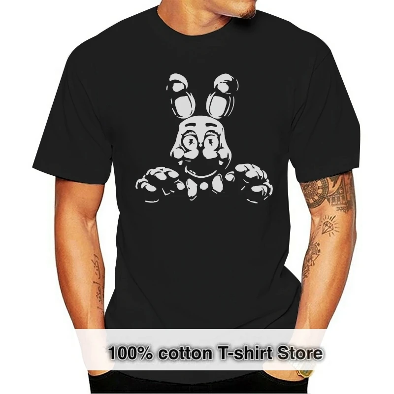 Designing Bonnie Fnaf Tshirt For Men Comic Plus Size S-5xl Letters Women Tshirts Tee Tops