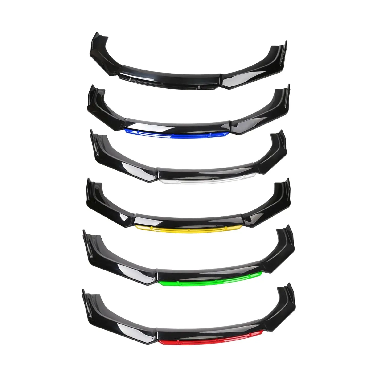 طقم شفاه ممتص الصدمات الأمامي للسيارة مكون من 3 قطع، سهل التركيب