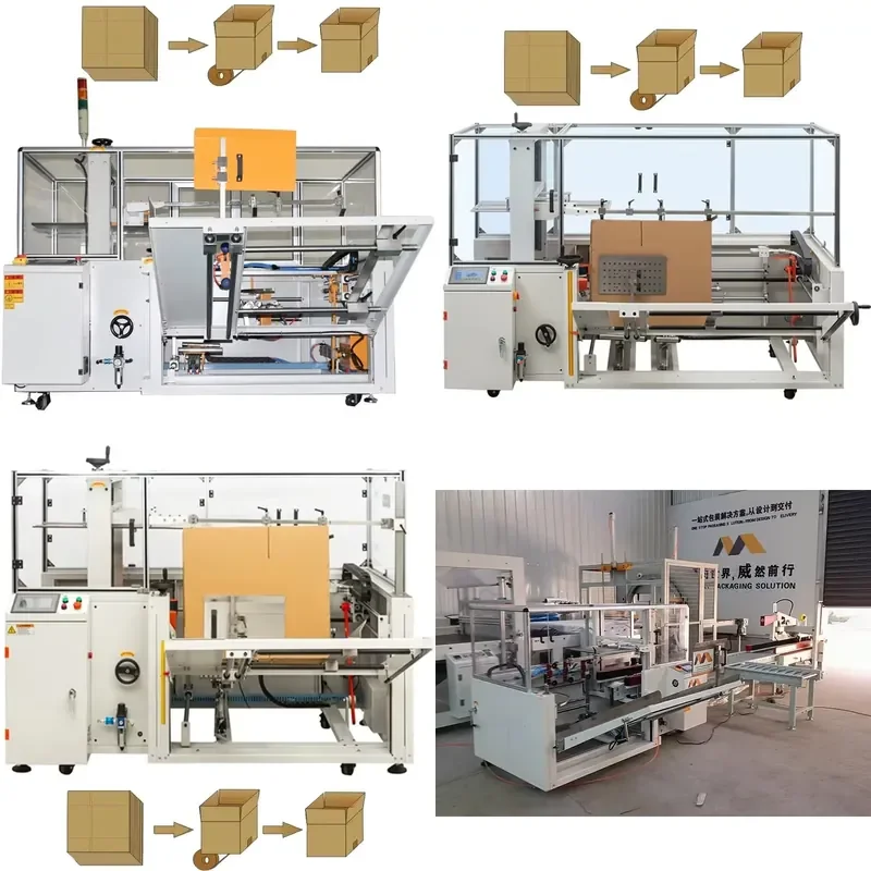 Automatic Carton Box Case Erector for Milk Carton Box Making Machine Automatic Cartoon Forming Machine