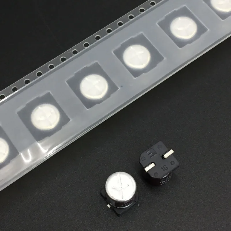10 ชิ้น/100 ชิ้น ELNA 8X10 มิลลิเมตร 10V330uF SMD อลูมิเนียม Electrolytic Capacitor