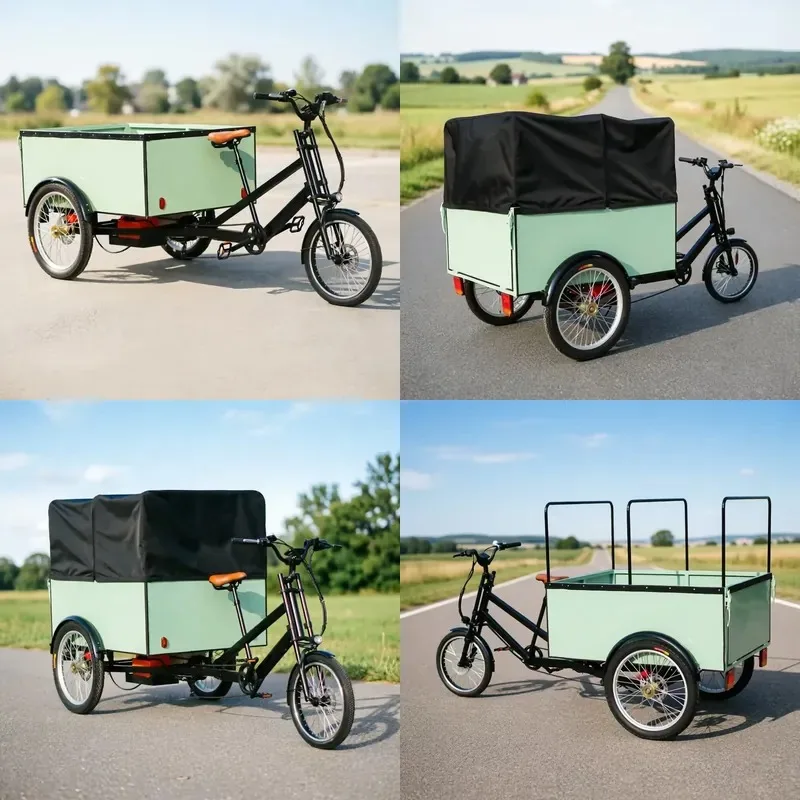 Minivan bicycle, quad bicycle, electric scooter, electric freight bicycle, tricycle, powerful electric express bicycle