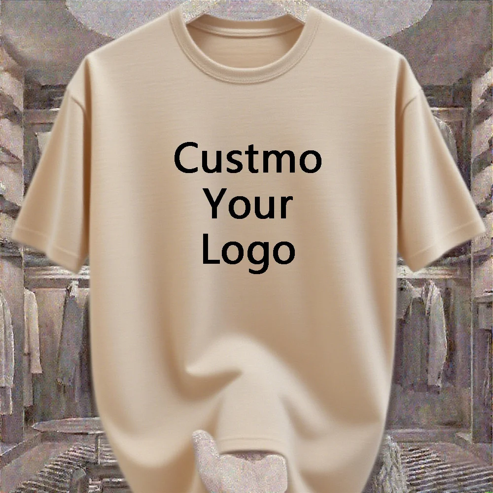 Customized logo, photos, patterns, text, etc., summer cotton T-shirt, 16 colors to choose from freely!