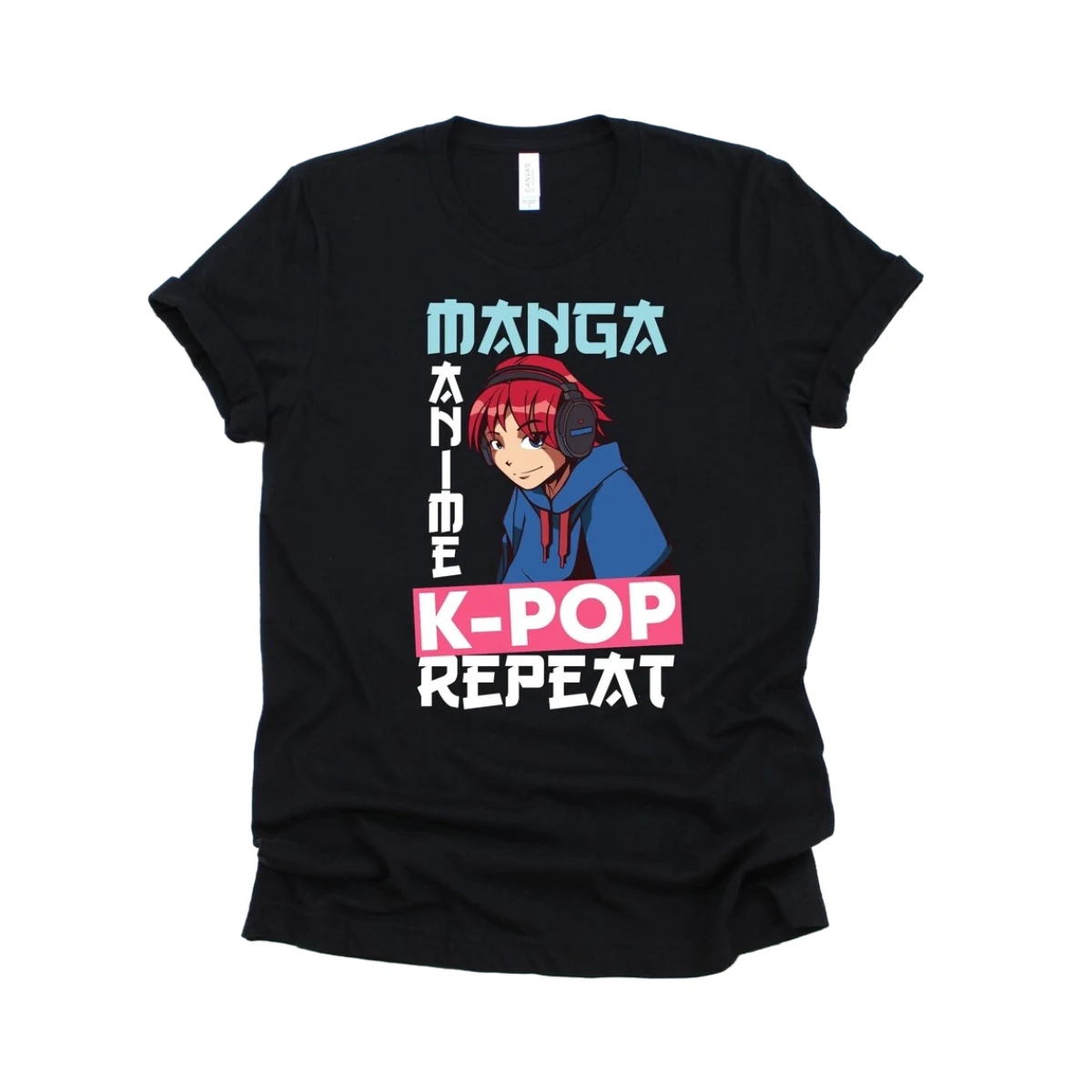 Manga Anime K-Pop Repeat Shirt Cute Lover Tee Kpop Mangaka Japan